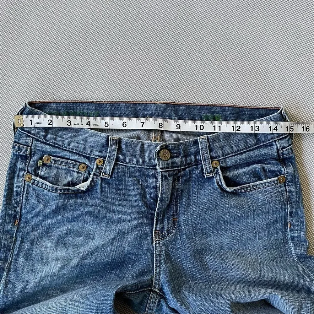 J Crew Bootcut Low Waist Denim Jeans Women’s Size 26S